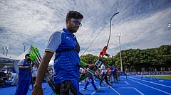 India's archer Dhiraj Bommadevara. - PTI Photo/Ravi Choudhary